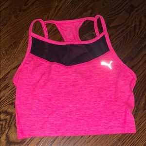 Hot Pink Puma Workout Tank